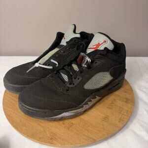 Nike Air Jordan 5 Low Golf Black Metallic CU4523-003 Men’s Size 10